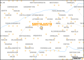 map of Santa Justa