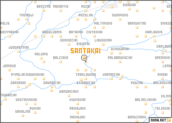 map of Santakai