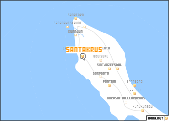 map of Santa Krus