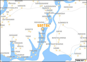 map of Santak