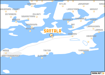 map of Santala