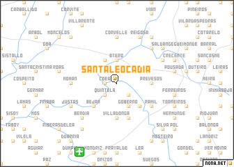 map of Santa Leocadia