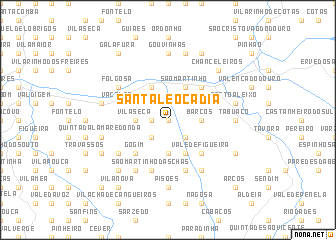 map of Santa Leocádia