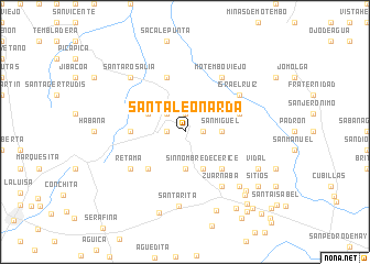 map of Santa Leonarda