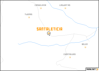 map of Santa Leticia
