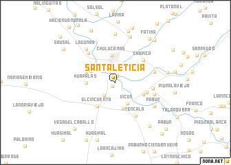 map of Santa Leticia