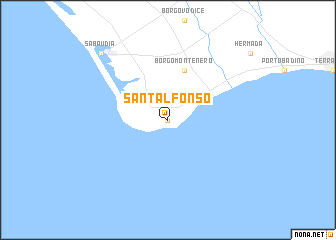 map of SantʼAlfonso