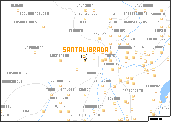 map of Santa Librada