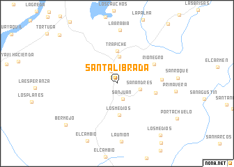 map of Santa Librada