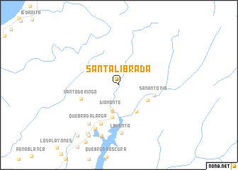 map of Santa Librada