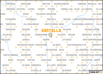 map of Santalla