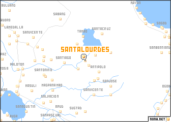 map of Santa Lourdes