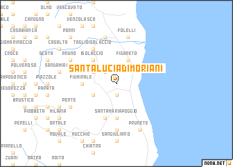 map of Santa-Lucia-di-Moriani