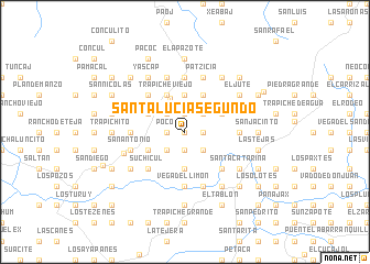 map of Santa Lucía Segundo