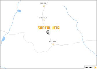 map of Santa Lúcia