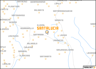 map of Santa Lucia