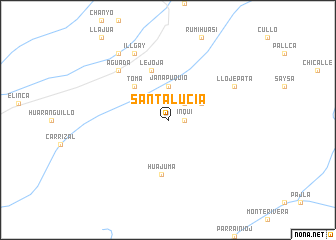 map of Santa Lucía