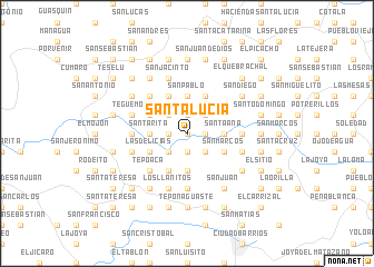 map of Santa Lucía