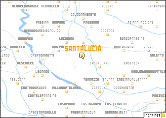 map of Santa Lucia