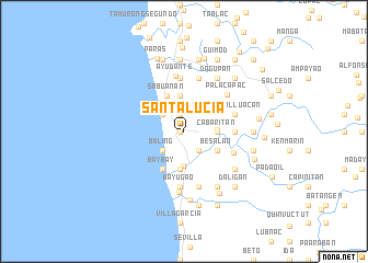 map of Santa Lucia