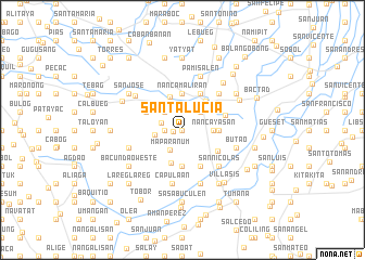 map of Santa Lucia