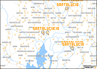 map of Santa Lucia