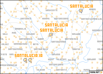 map of Santa Lucia