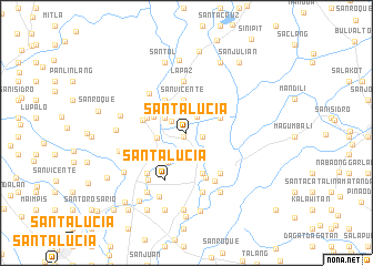 map of Santa Lucia
