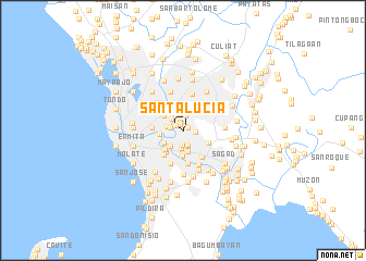 map of Santa Lucia