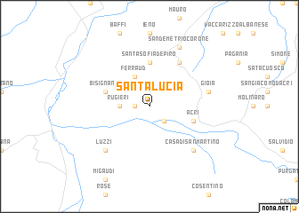 map of Santa Lucia