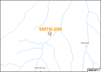 map of Santa Luísa