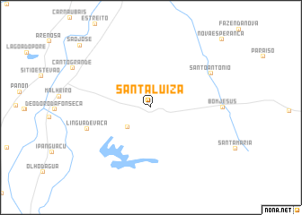 map of Santa Luiza