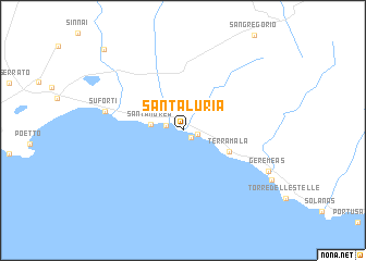 map of Santa Luria