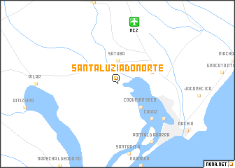 map of Santa Luzia do Norte