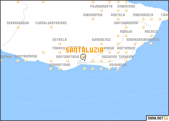 map of Santa Luzia