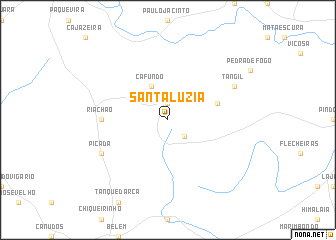 map of Santa Luzia