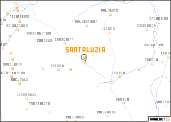 map of Santa Luzia