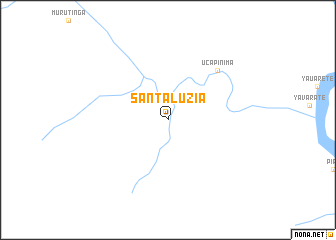 map of Santa Luzia