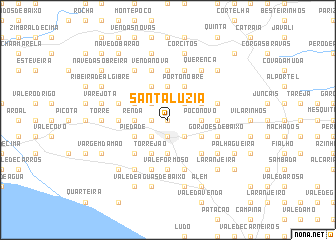 map of Santa Luzia