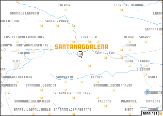 map of Santa Magdalena