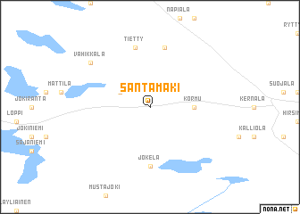 map of Santamäki