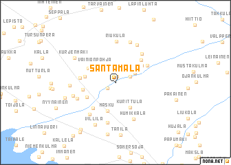 map of Santamala