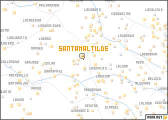 map of Santa Maltilde