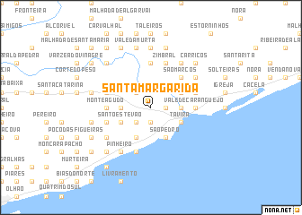 map of Santa Margarida