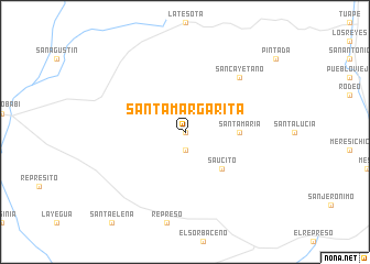 map of Santa Margarita