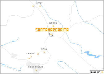 map of Santa Margarita