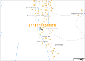 map of Santa Margarita