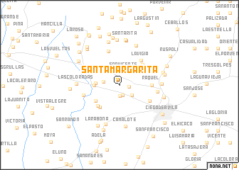 map of Santa Margarita