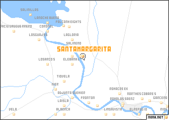 map of Santa Margarita