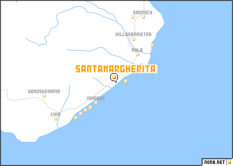 map of Santa Margherita